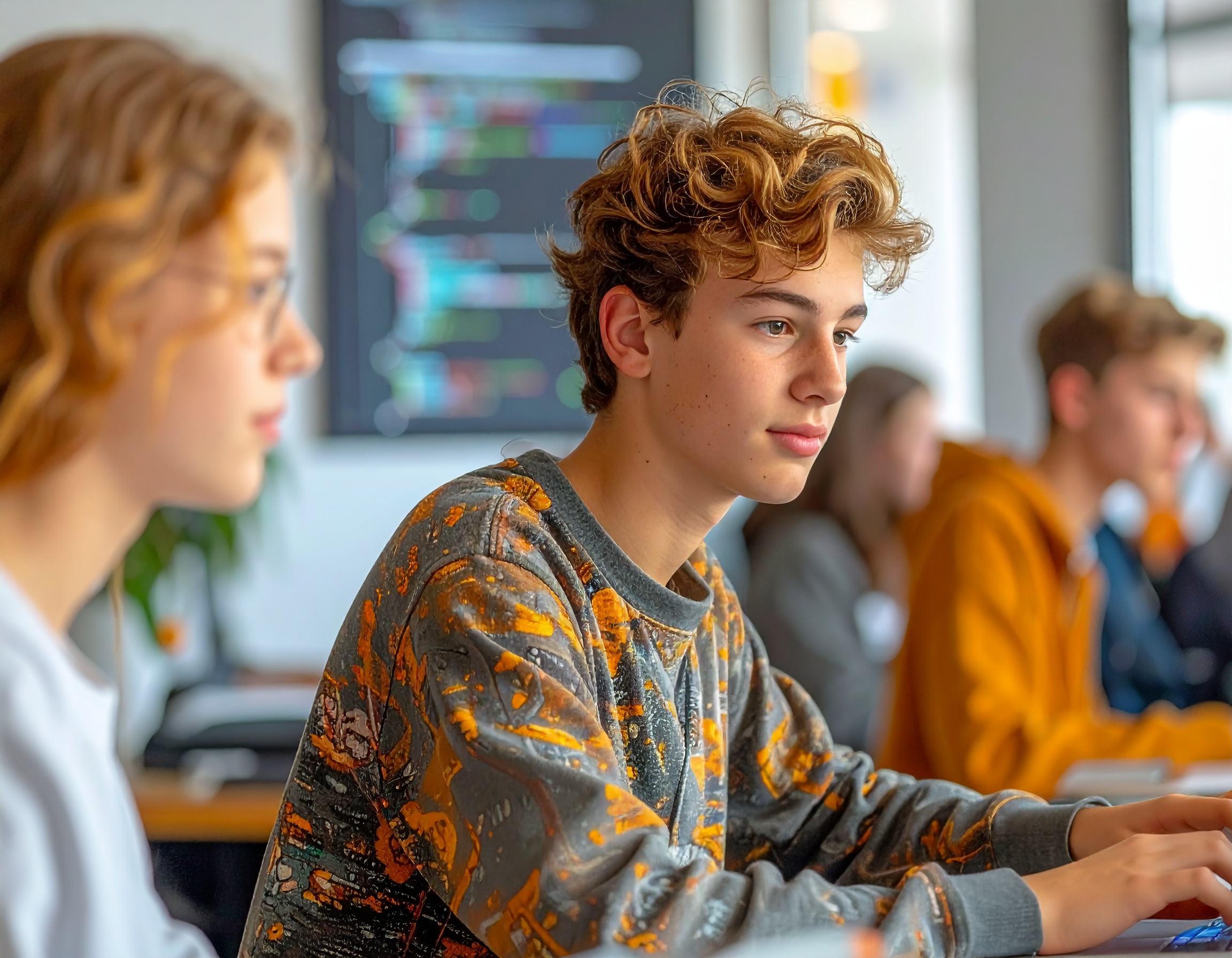 Menschen beim Programmieren